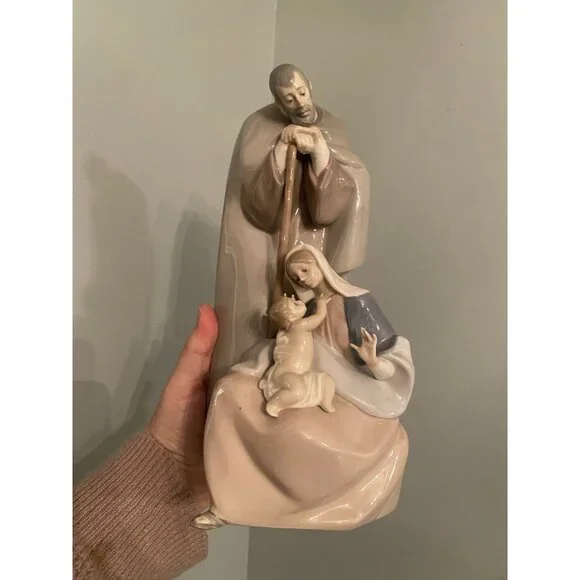 Lladro Nativity Figurine “The Blessed Family”RARE RETIRED  #1499 Mary Josep Jesu - Picture 8 of 8